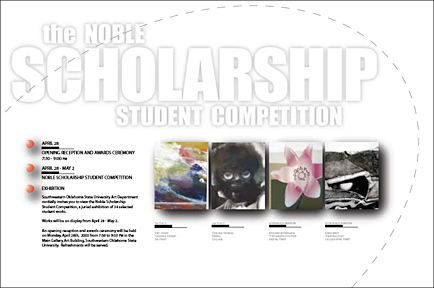 noble scholarship poster